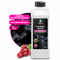 GRASS 52 Полироль-очиститель пластика матовый "Polyrole Matte" виноград 1л /12шт 120110